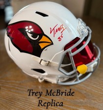 Arizona Cardinals Trey McBride Autographed Original Football Helmet