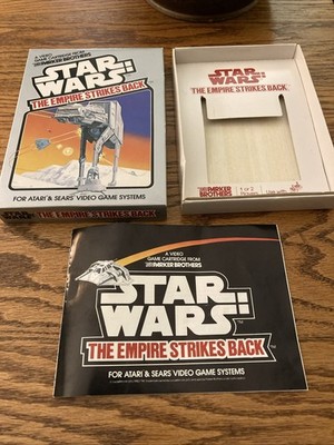 Atari 2600 Star Wars: The Empire Strikes Box And Manual