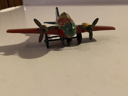 Made In Japan Tin Litho B-45 US Air Force twin Engine Military Plane Nice! - Picture 12 of 18