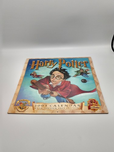 2001 and 2003 Harry Potter Chamber of Secrets Calendars with Stickers SEALED - Picture 6 of 10