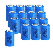 16pcs ICR 14250 3.7V 1/2AA 300mAh Li-ion Rechargeable Battery with Flat Top 1.87 per gallon