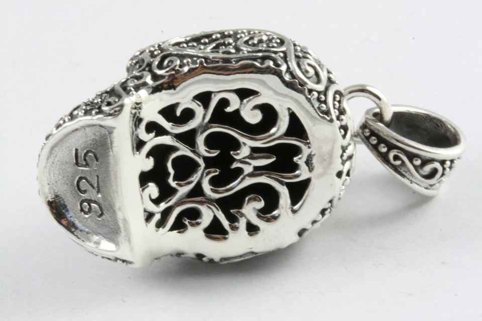 Grande Biker Chopper Teschio Ciondolo IN Argento 925er Argento/214 - Immagine 4 di 4