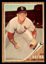 1962 Topps Baseball #149 Bob Duliba EX/MT *g3 (green tint)