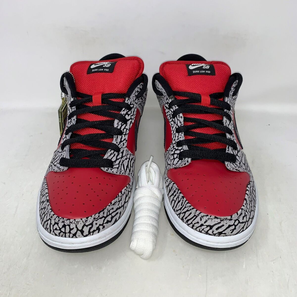Size 10 - Nike Supreme x Dunk Premium SB Low Red Cement for Size 10 - Nike Supreme x Dunk Premium SB Low Red Cement for