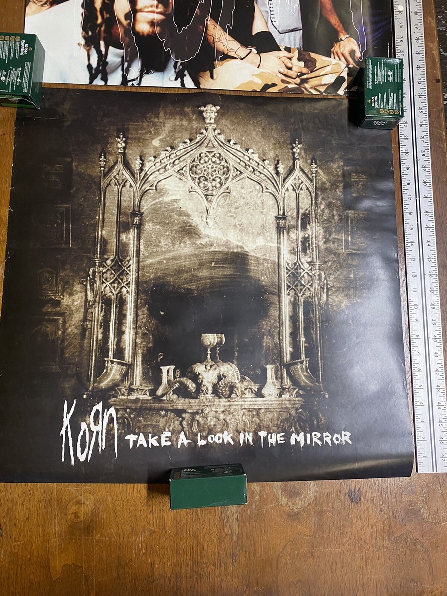 KORN Take a Look in the Mirror 24x24 promo poster 2-sided EPIC