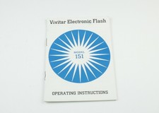U202342 Vivitar Model 151 Flash Original Instruction Manual