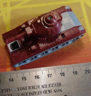 Vintage Transformers G1 - Takara 1984 Japan - Warpath Red Small Tank 