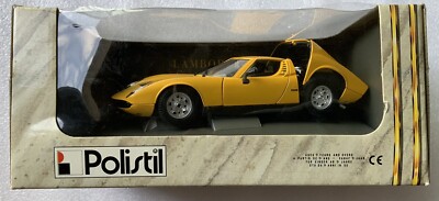 ミニカー Polistil M 552 Lamborghini Miura POLISTIL 1/18 LAMBORGHINI MIURA MADE IN ITALY VINTAGE MODEL