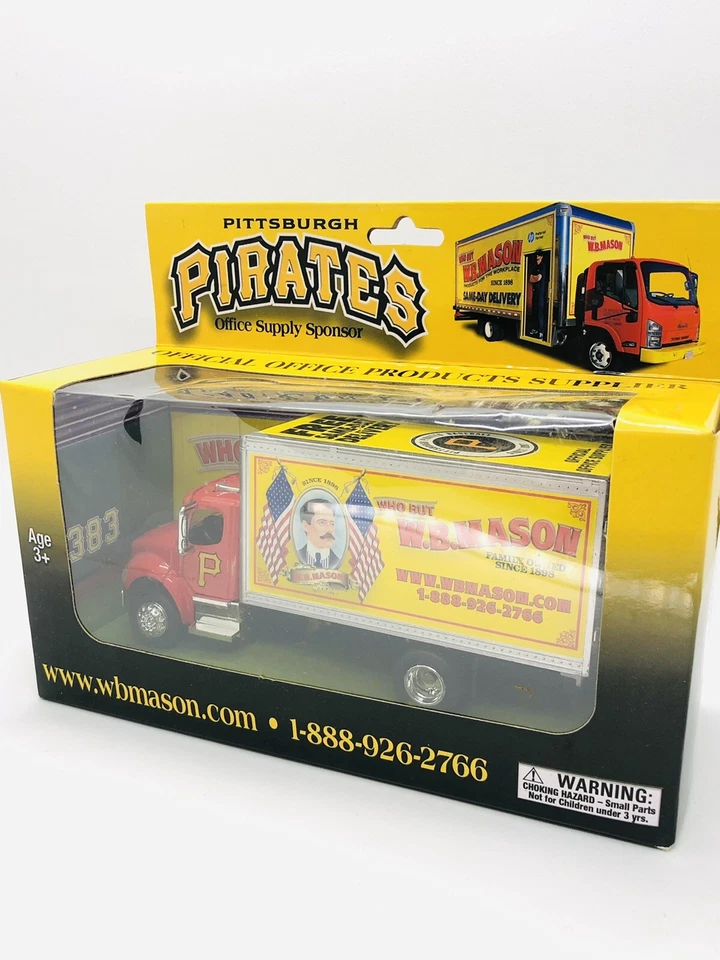 Pittsburgh Pirates WB Mason Truck SGA MINI TRUCK REPLICA 2ND VERSION NEW IN BOX - Image 2 of 4