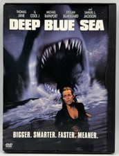 Deep Blue Sea DVD LL Cool J Thomas Jane Stellan Skarsgard Free Shipping 1999