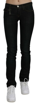 C'N'C COSTUME NATIONAL Jeans Baumwolle schwarz Mid Waist Skinny Denim Gr. W24...