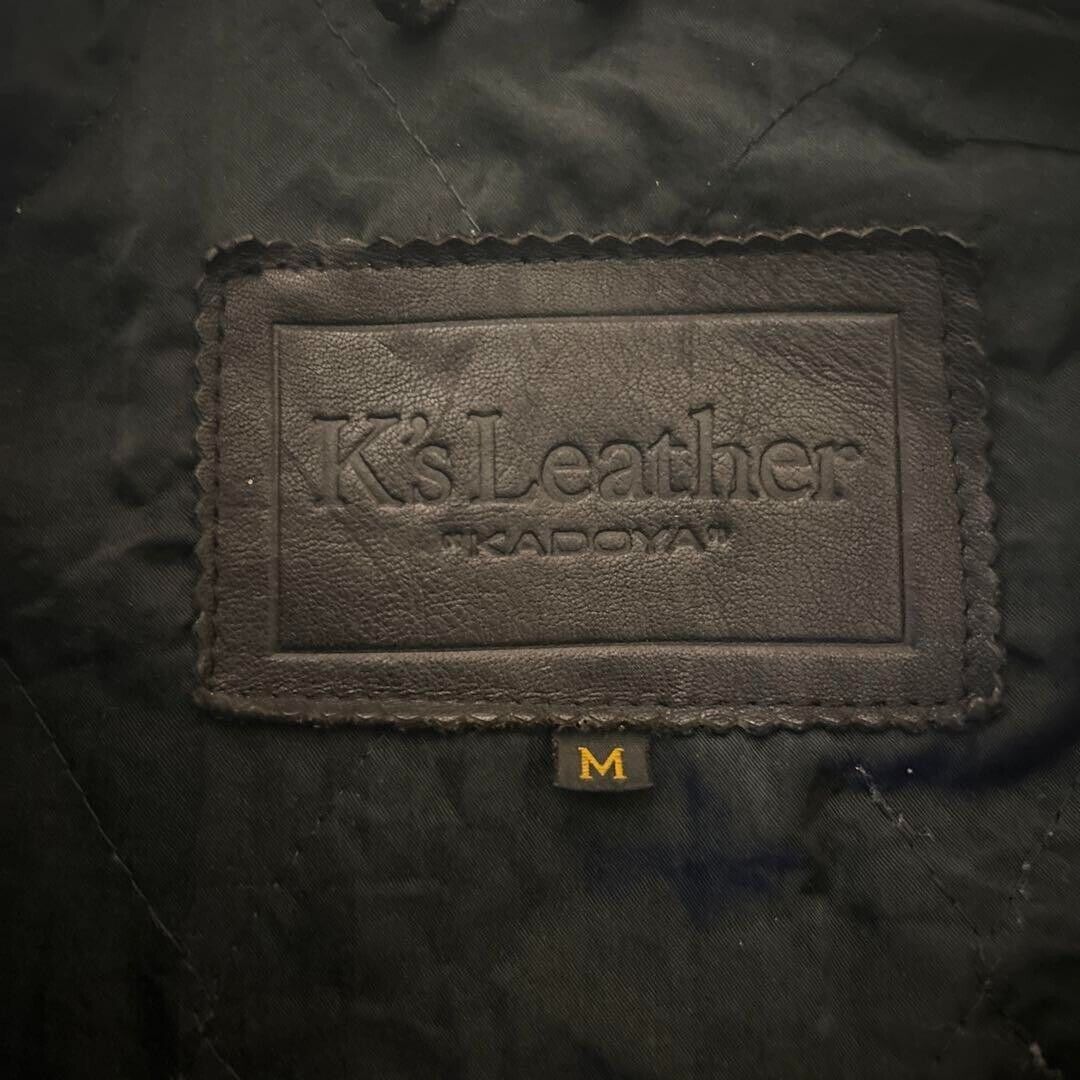 AKIRA K's Leather KADOYA Leather Jacket Black Size M Rare | eBay AKIRA K's Leather KADOYA Leather Jacket Black Size M Rare | eBay