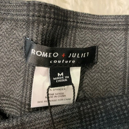 NWT Romeo & Juliet Couture Plaid Skinny Leggings M Medium - Picture 6 of 10
