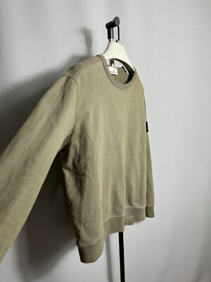 トップス STONE  Garment Dyed Crew Neck L SS15 STONE ISLAND GARMENT DYED CREW SWEATSHIRT - Jazzy Badger