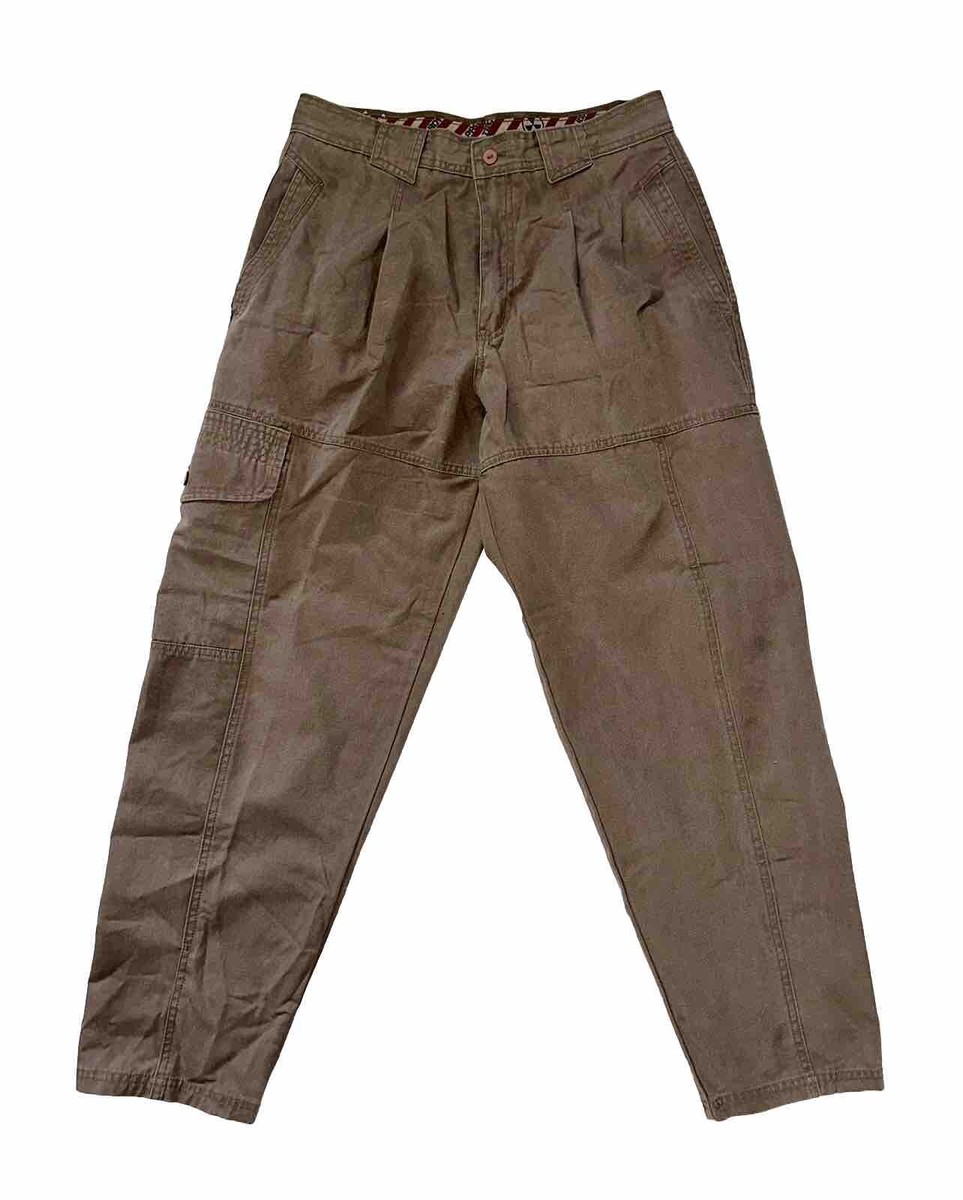 Vtg 80s NON-TOXIC Bugle Boy Pants Pleated Front Baggy w Tapered