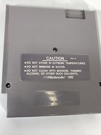 Nintendo NES TEENAGE MUTANT NINJA TURTLES gioco carrello, custodia e inst. Libretto
