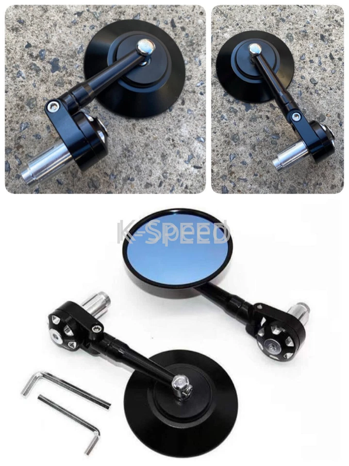 Handlebar End Rear view Side Mirror V1 For Honda Rebel 300 500 CMX 2017 - 2022 - Imagem 3 de 3