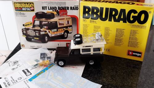 # BBURAGO-METAL KIT # LAND ROVER RAID, scala 1/25, cod.5161, MINT IN BOX - Foto 6 di 7