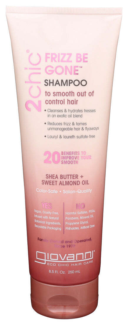 Шампунь Giovanni 2Chic Frizz Be Gone с маслом ши и миндалем по 1 штуке на 85 унции 3590₽