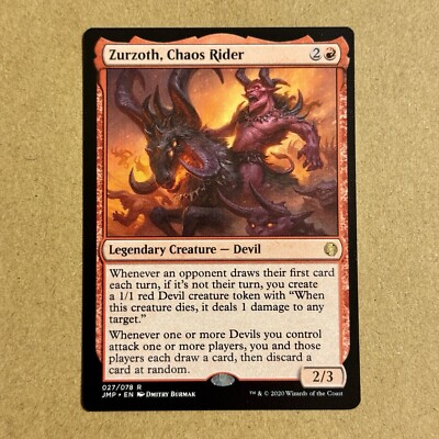 MTG ~ Zurzoth, Chaos Rider ~ JMP Jumpstart ~ #027 ~ English ~ Rare