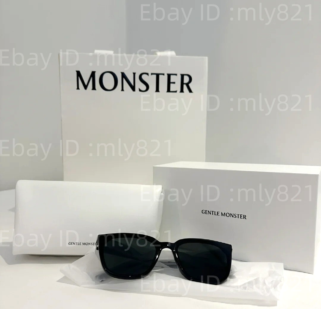 GentleMonster Pino 01 Sunglasses Black Frame Black Lenses | eBay