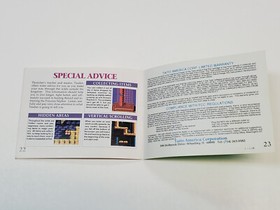 Kick Master Authentic Original NES Nintendo Manual Only *