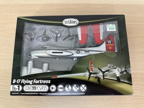 Testors B-17 Flying Fortress Airplane 1/100 Scale Model Kit - Brand NEW In Box