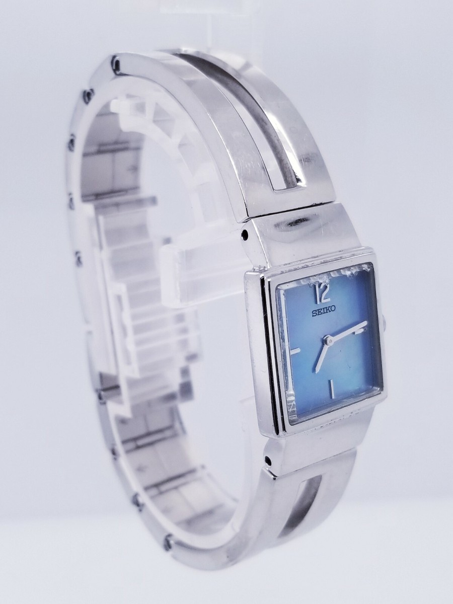 Vintage Seiko Watch 1N00-6J40 Ladies Women's Iridescent Dial | eBay