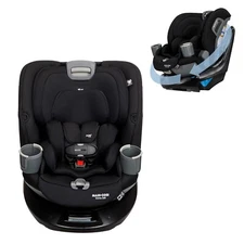 Maxi-Cosi Emme 360 Rotating All-in-One Car Seat, Midnight Black New, Creased Box