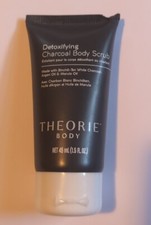 1 Theorie Body Detoxifying Charcoal Body Scrub 1.5 Fl Oz NEW