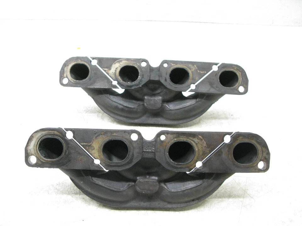 08-19 BMW F10 550i 4.4 X5 5 6 7 ENGINE EXHAUST MANIFOLD LEFT RIGHT OEM 072523 - Image 2 of 4