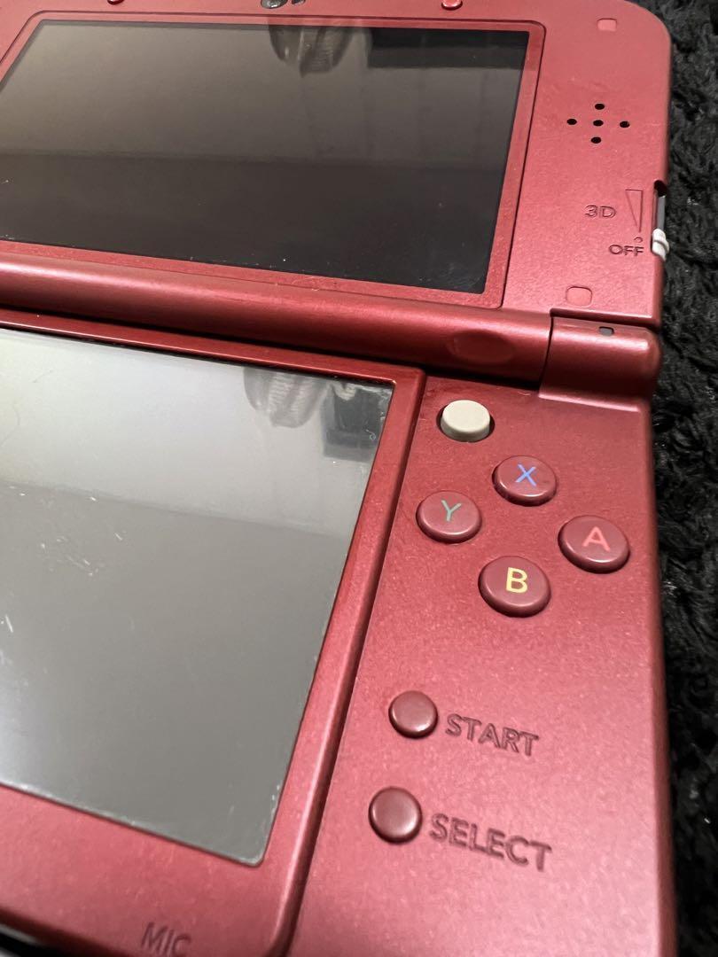 ニンテンドー3DS - erinko USED Japanese New Nintendo 3DS XL LL METALLIC RED with all