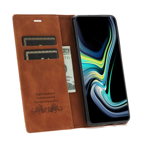 Slim Leather Wallet Case Stand Card Magnetic Flip Cover for OnePlus 9 Pro/Nord - Picture 6 of 24