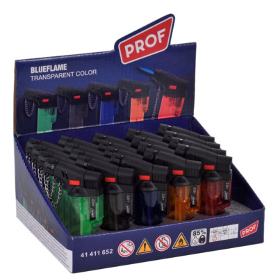 20 x Sturmfeuerzeug Prof Bunsenbrenner Gas Brenner JetFlamme Zigarre Cap