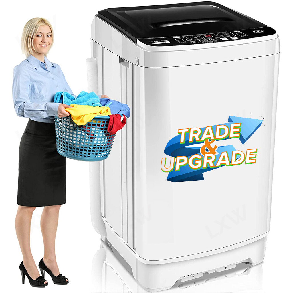 Washer Nictemaw 17.8Lbs Capacity FullAutomatic Washer Machine 1.9 Cu.ft 2 in 1 eBay