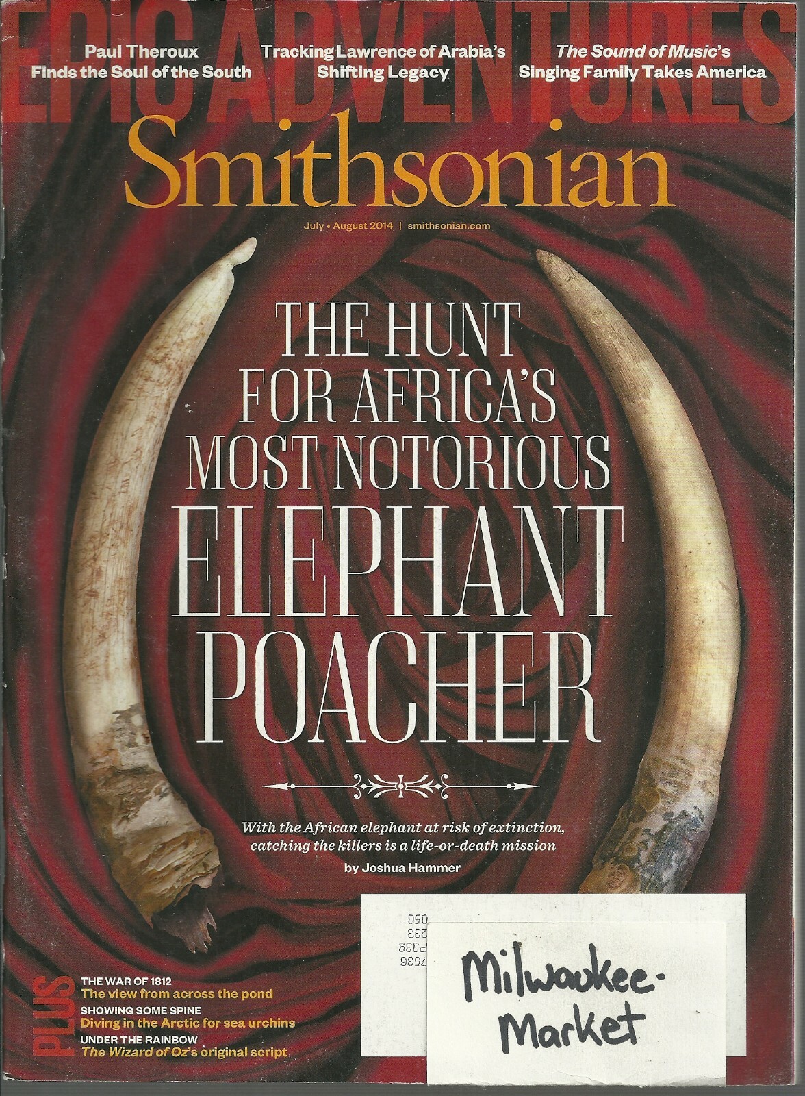 Smithsonian July August 2014 Hunt For Africa's Elephant Poacher The War ...