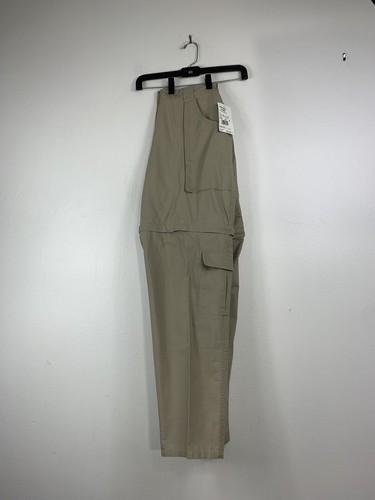 Woolrich Convertible Hiking Cargo Pants Shorts Womens Khaki SZ 10 New - Picture 9 of 9