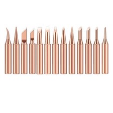 10PCS 900M-T Copper soldering iron tip rework station for 936 series 907 Handle