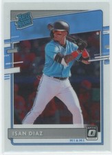 2020 Donruss Optic #48 Isan Diaz Rated Rookie Tampa Bay Rays