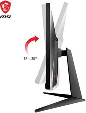 MSI G2412F Monitor Gaming 23,8" FHD - Pannello Rapid IPS (1920 x 1080), 180 Hz / 1 ms (GtG), Gamma di colori 107% sRGB, Adaptive Sync - DP 1.2a, HDMI 2.0b CEC - 6