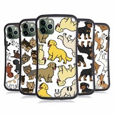 HEAD CASE DESIGNS DOG BREED PATTERNS 3 HYBRID CASE FOR APPLE iPHONES PHONES