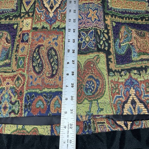 Vintage Damen Jacke plus 18/20 Gobelin Knopfleiste verziert Kunst zu tragen - Bild 14 von 14