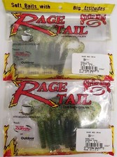 2-Strike King NED Craw RGNC Rage Tail 2.75" Finesse Crawdad  2 X 9 Packs  | B6