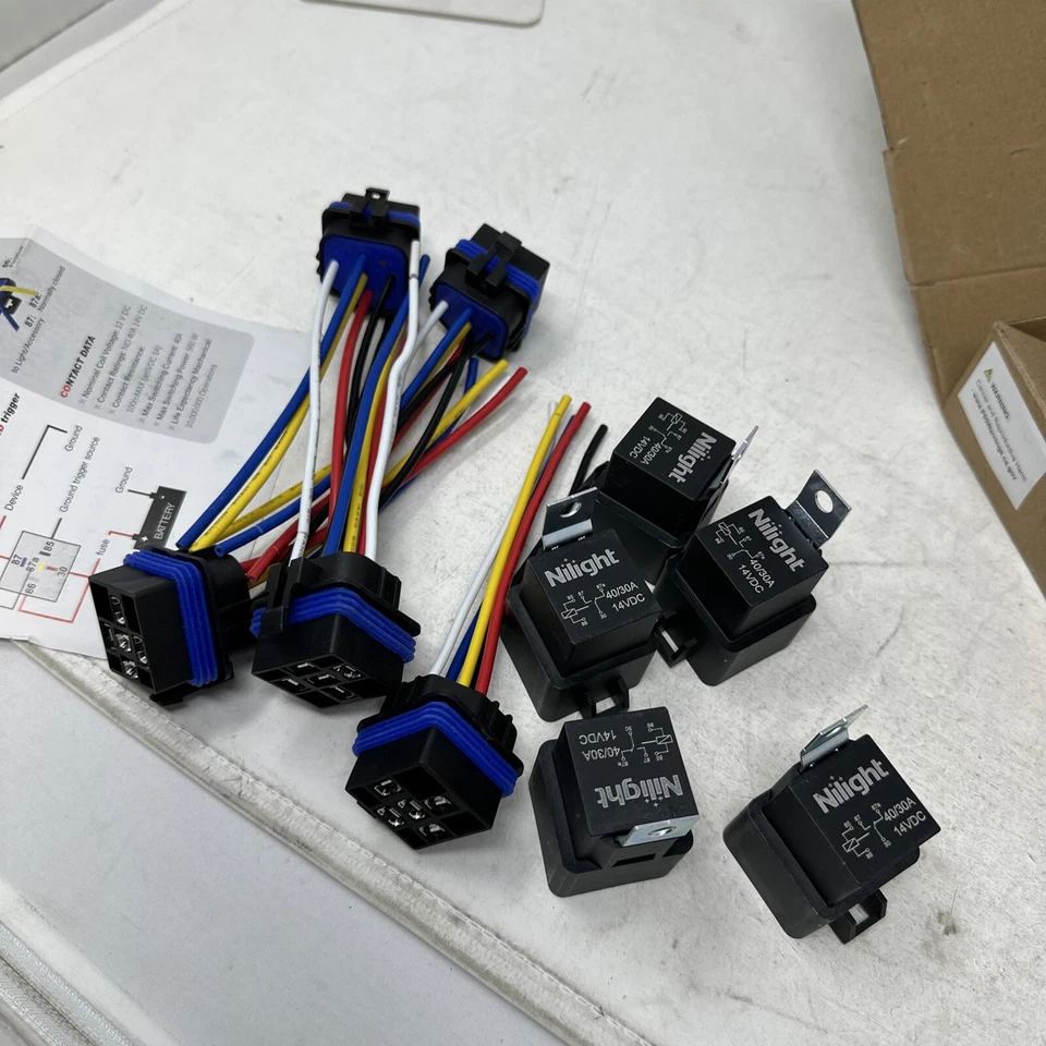 Nilight 50044R 5 Pack Waterproof 12 V DC, Free Ship! - Image 3 of 4