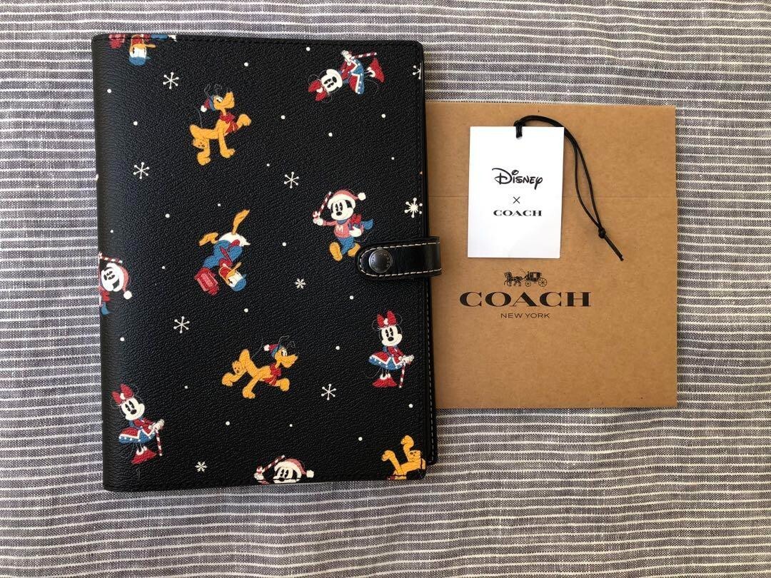 DISNEY X COACH コーチ ミッキー ノート／ディズニー／ノートカバー 公式】COACH – コーチ | 【DISNEY X COACH】ノートブック