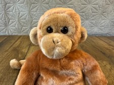 Ty Beanie Buddies Bongo the Monkey Plush Stuffed Animal Toy 13 Inch Vintage 1998