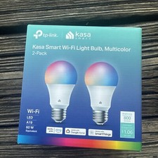 TP Link Kasa Smart Light Bulb 2 Pack Smart Wi...