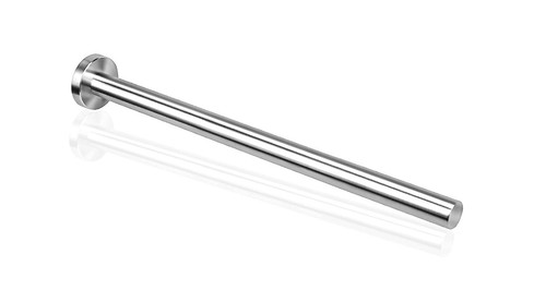 Towel Rail Towel Holder Stainless Steel Wall Mounted Brushed 40cm - Picture 3 of 5