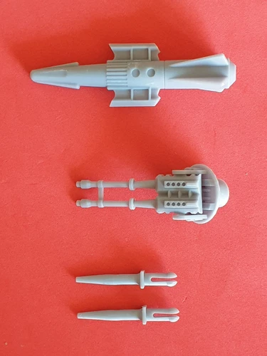 Vintage Star Wars, Y-Wing Starfighter, Laser Cannon Repro Spare Parts Set