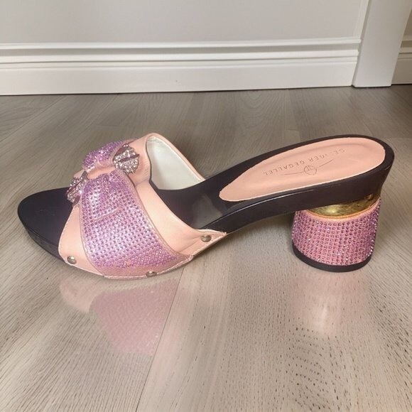 Geriger Platform Mule Heels in Size 38 for Women